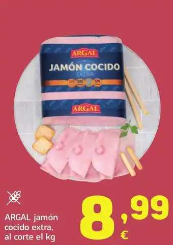 HiperDino ARGAL jamón cocido extra oferta