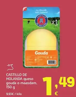 HiperDino CASTILLO DE HOLANDA queso gouda o maasdam oferta