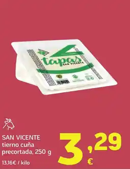 HiperDino SAN VICENTE tierno cuña precortada oferta