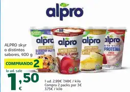 HiperDino ALPRO skyr o distintos sabores oferta