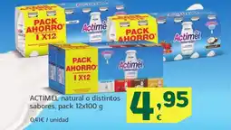HiperDino ACTIMEL natural o distintos sabores oferta