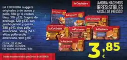 HiperDino LA COCINERA nuggets originales o de queso y pollo cordon bleu oferta