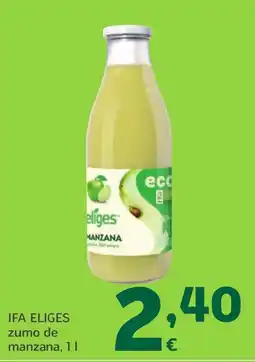 HiperDino IFA ELIGES zumo de manzana oferta