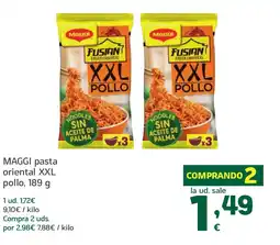 HiperDino MAGGI pasta oriental XXL pollo oferta