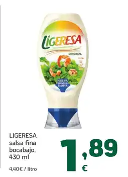 HiperDino LIGERESA salsa fina bocabajo oferta