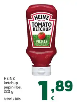 HiperDino HEINZ ketchup pepinillos oferta