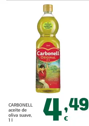 HiperDino CARBONELL aceite de oliva suave, oferta