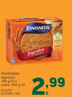 HiperDino FONTANEDA digestive o avena oferta