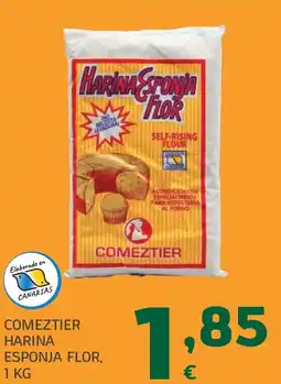 HiperDino Comeztier harina esponja flor oferta