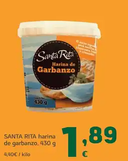 HiperDino SANTA RITA harina de garbanzo oferta