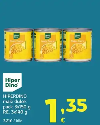 HiperDino HIPERDINO maíz dulce oferta