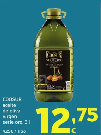 HiperDino COOSUR aceite de oliva virgen serie oro oferta