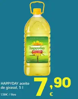 HiperDino HAPPYDAY aceite de girasol oferta
