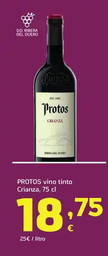 HiperDino PROTOS vino tinto Crianza oferta