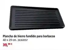 Bauhaus Kingstone - plancha de hierro fundido para barbacoa oferta