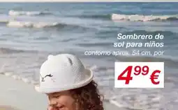 KIK Sombrero de sol para niños oferta