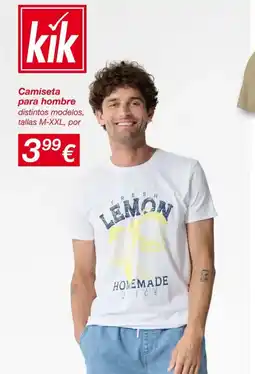 KIK Camiseta para hombre oferta