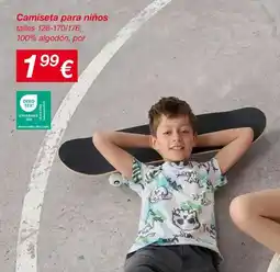 KIK Camiseta para niños oferta