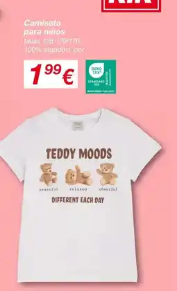 KIK Camiseta para niños oferta