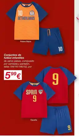 KIK Conjuntos de fútbol infantiles oferta