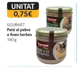 GM Cash & Carry GOURMET Paté al pebre o fines herbes oferta