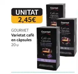 GM Cash & Carry GOURMET Varietat cafè en càpsules oferta