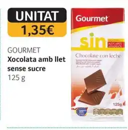 GM Cash & Carry GOURMET Xocolata amb llet sense sucre oferta