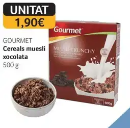 GM Cash & Carry GOURMET Cereals muesli xocolata oferta