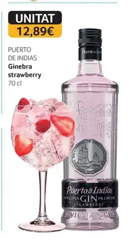 GM Cash & Carry PUERTO DE INDIAS Ginebra strawberry oferta