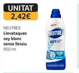 GM Cash & Carry NEUTREX Llevataques oxy blanc sense lleixiu oferta