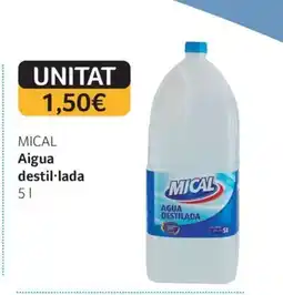 GM Cash & Carry MICAL Aigua destil·lada oferta
