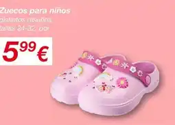 KIK Zuecos para niños oferta