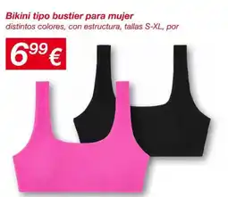 KIK Bikini tipo bustier para mujer oferta