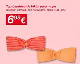 KIK Top bandeau de bikini para mujer oferta