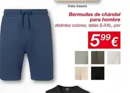 KIK Bermudas de chándal para hombre oferta