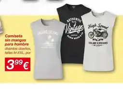 KIK Camiseta sin mangas para hombre oferta