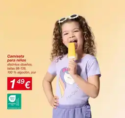 KIK Camiseta para niños oferta