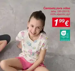 KIK Camiseta para niños oferta