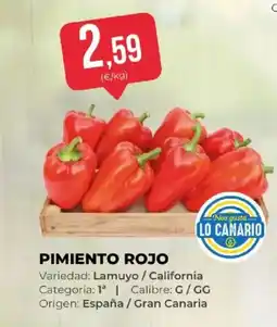 SPAR Pimiento rojo oferta