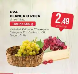 SPAR Uva blanca o roja oferta