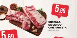 SPAR Costilla de cerdo con panceta oferta