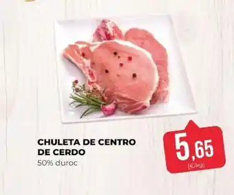 SPAR Chuleta de centro de cerdo oferta