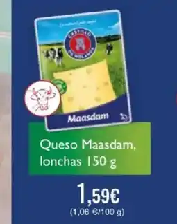 SPAR Queso Maasdam, lonchas oferta