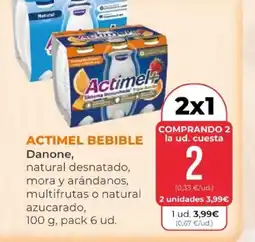 SPAR DANONE Actimel bebible oferta