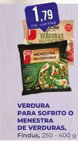 SPAR FINDUS Verdura para sofrito o menestra de verduras oferta