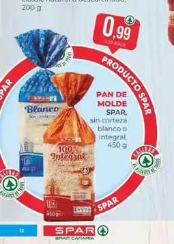 SPAR SPAR Pan de molde oferta