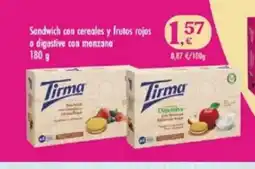 SPAR Sandwich con cereales y frutos rojos o digestive con manzana oferta