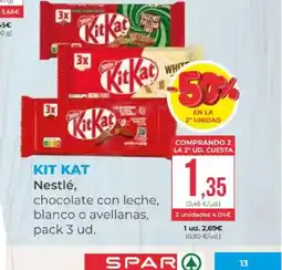 SPAR KIT KAT Nestlé oferta