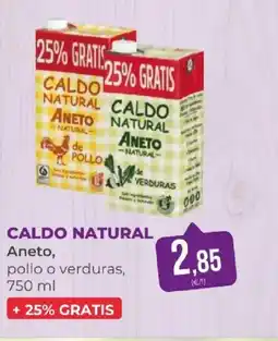 SPAR ANETO Caldo natural oferta