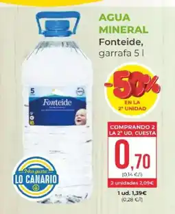 SPAR FONTEIDE Agua mineral oferta